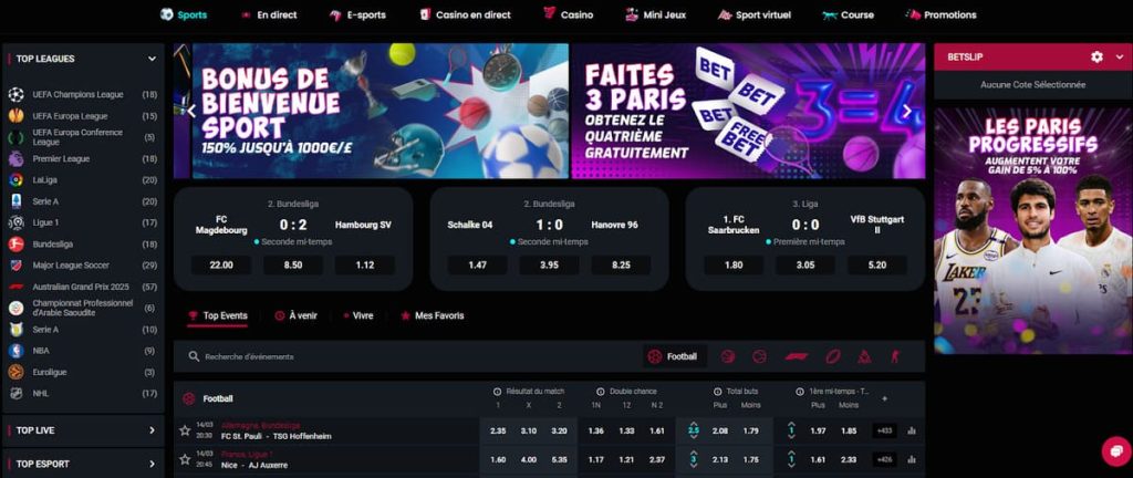 paris sportifs cosmobet casino