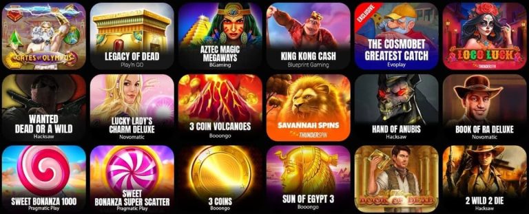 Cosmobet Casino machines à sous