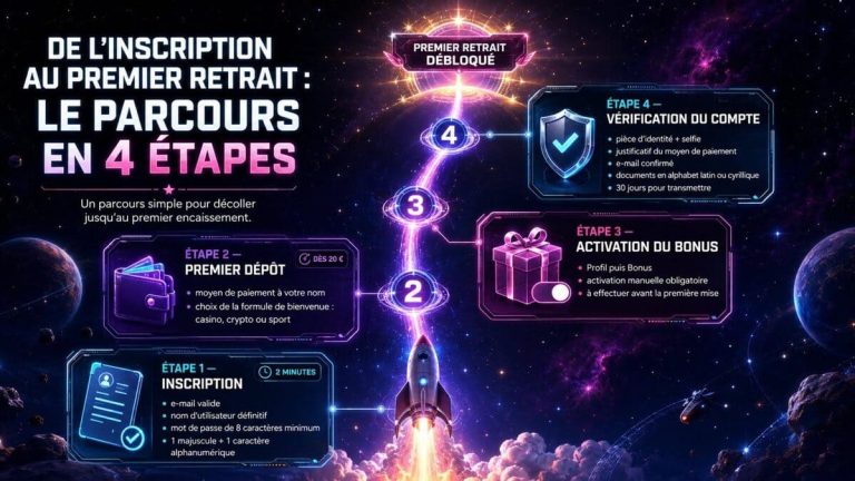 Cosmobet Casino parcours inscription
